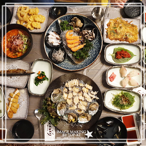  강릉 맛집 그린횟집 상다리 뿌셔질만한 회 코스요리와 스끼다시