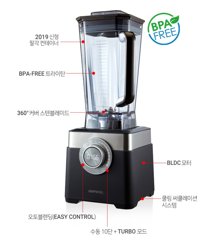  강식당 블렌더) 해피콜 - 믹서기 뭐사야할지 모르겠다면 신상 초고속 블렌더 엑슬림S!