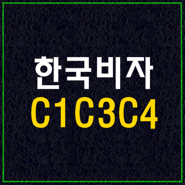  한국비자종류3(C1 C3 C4)