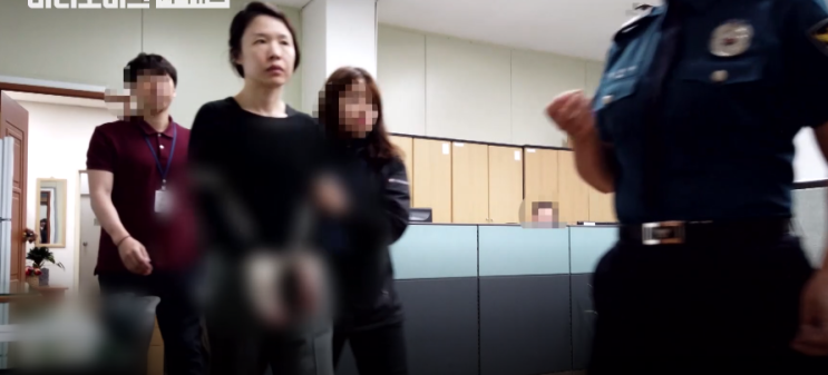  "정수리만 공개" 비판에, 머리 묶은 고유정 얼굴 공개
