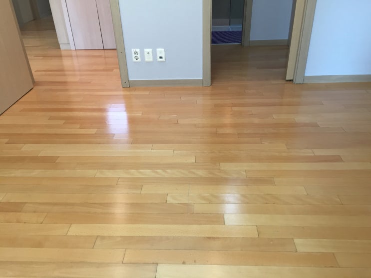  종로 광화문 풍림스페이스본 마루바닥 청소, 마루바닥 코팅 했어요