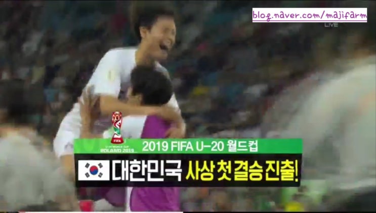  U20월드컵 결승진출!!