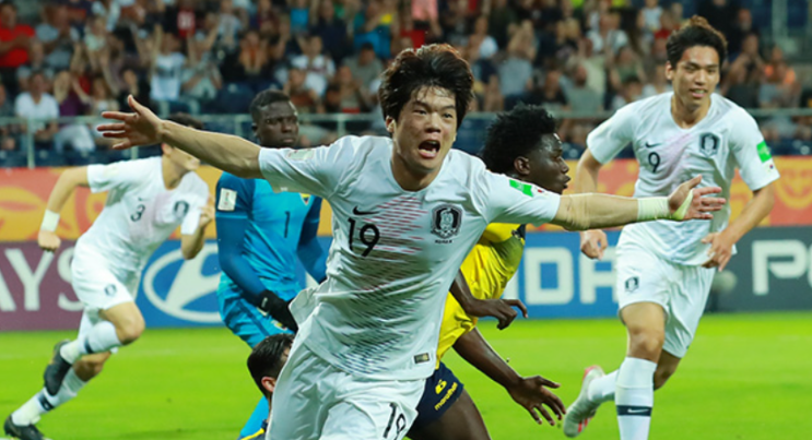  대한민국, FIFA  남자대회 최초 결승진출..