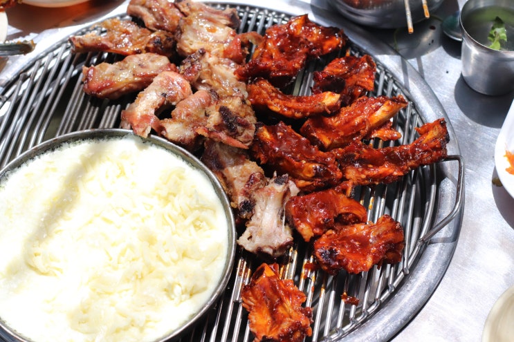  행주산성 맛집 엉클통, 고양 행주산성 등갈비 바베큐 회식