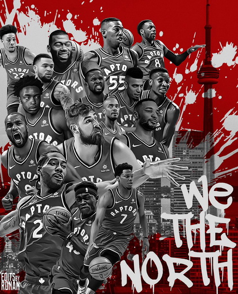 우리는 그들을 The North라 쓰고, 북산이라 부른다. 토론토 랩터스 NBA 파이널 #wethenorth #gorapsgo