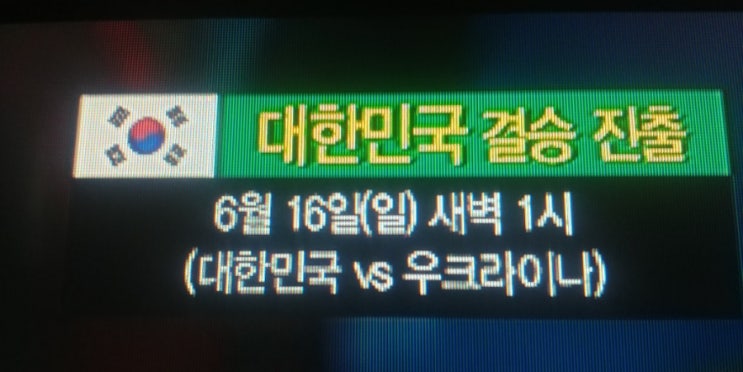  2019  U-20 월드컵축구 결승진출