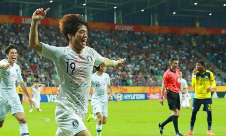  대한민국 에콰도르 u20 월드컵 결승진출! 다음은 우크라이나 !