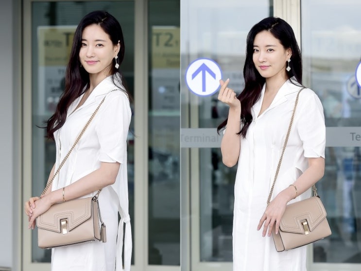 김사랑 공항패션 가방은 조이그라이슨 나오미백 베이지예요! 김사랑 공항패션 가방은 조이그라이슨 나오미백 베이지예요!