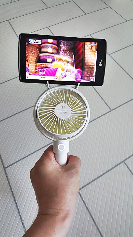  주파집 휴대용 삼각대 선풍기 JP-FAN1000 (화이트) 사용 후기 리뷰