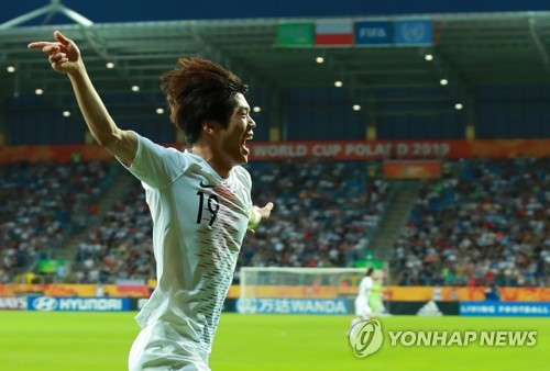  [FIFA U-20 월드컵]  최준 결승골 한국, 에콰도르 꺾고 역대 첫 결승행 '역사'...