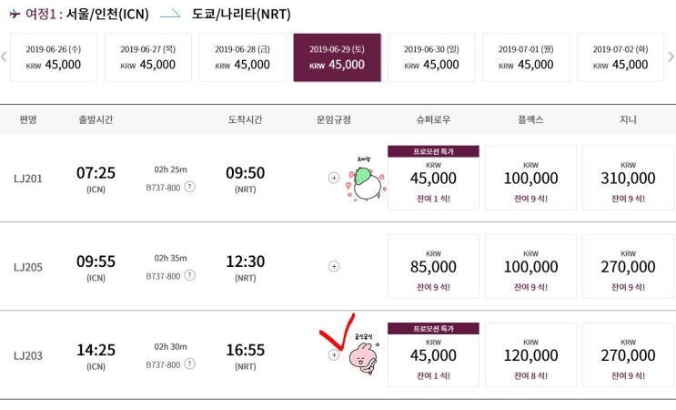  준비 : 도쿄 5박6일 자유여행 항공권/숙소/리무진버스/유심 예약