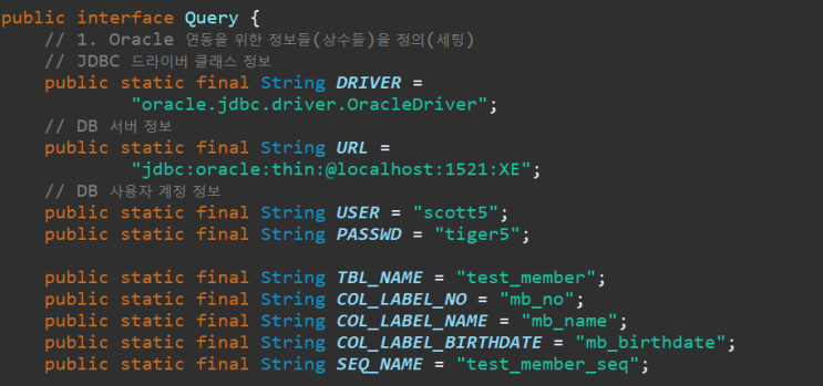 Java03 Java랑 Oracle 연동해서 SELECT UPDATE DELETE