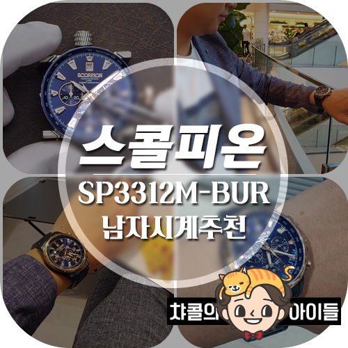  남자시계 추천 이시언 픽 여름에 딱인 스콜피온시계