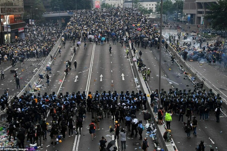 홍콩 시위 중국 범죄인 인도 반발 트럼프 발언