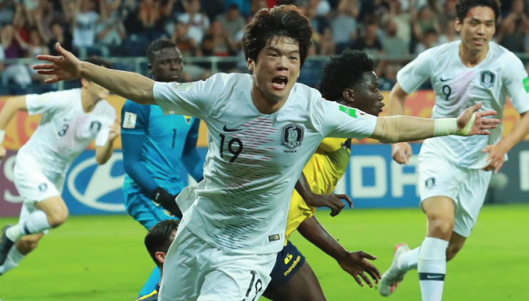 -U20월드컵-  한국, 에콰도르 꺾고 사상 첫 결승