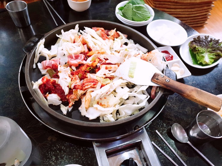  서울 목동 오목교 닭갈비 맛집 5대5닭갈비막국수전문점 실제후기!