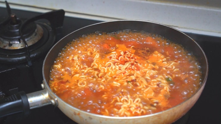  NCT 천러 라면 만드는법 및 레시피 [마라소스 쓰면 안돼요! 라오간마 필수]