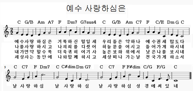 C코드_CCM 느린 찬양 악보 모음 : 네이버 블로그