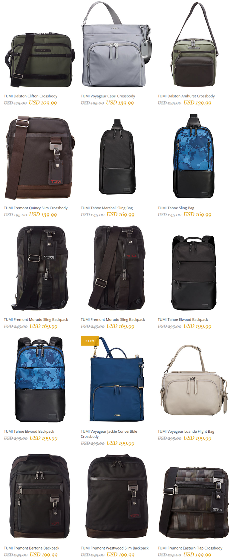 Tumi fremont morado sling backpack hotsell