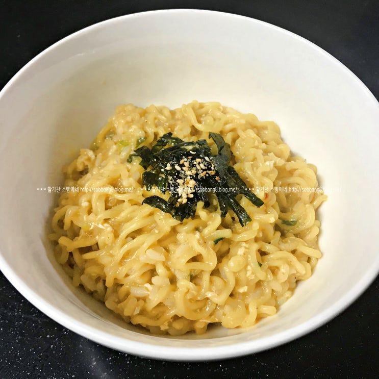  이상민 라면죽(실패없이 좀더 맛있게 요리하는 방법 알려드릴께요)