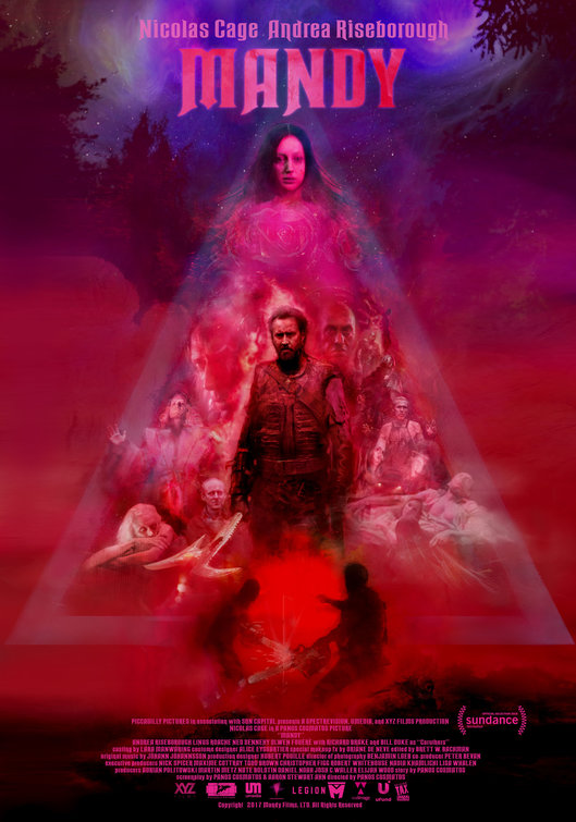  맨디(Mandy)-색다른 공포를 원하는가? 그렇다면 니콜라스 케이지의 사이키델릭 뽕 맞은 광기 잔혹 호러 복수극 '맨디(Mandy)'를 추천한다!!!