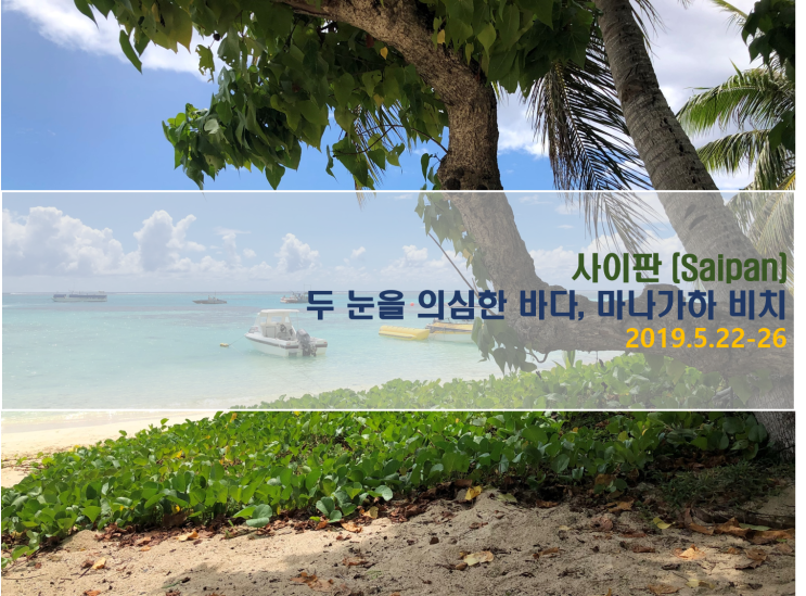  [사이판 여행] 두 눈을 의심한 바다, 마나가하 비치