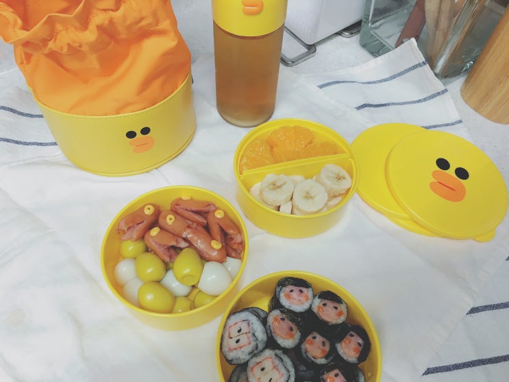 네살배기 어린이집 봄소풍 도시락