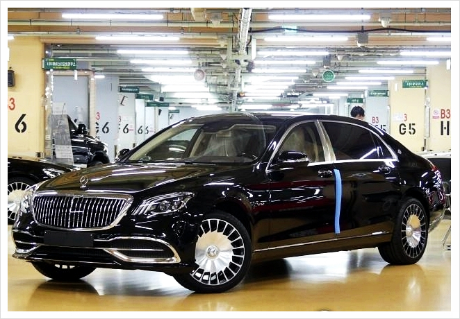  벤츠 s650마이바흐 한국에 있네요~