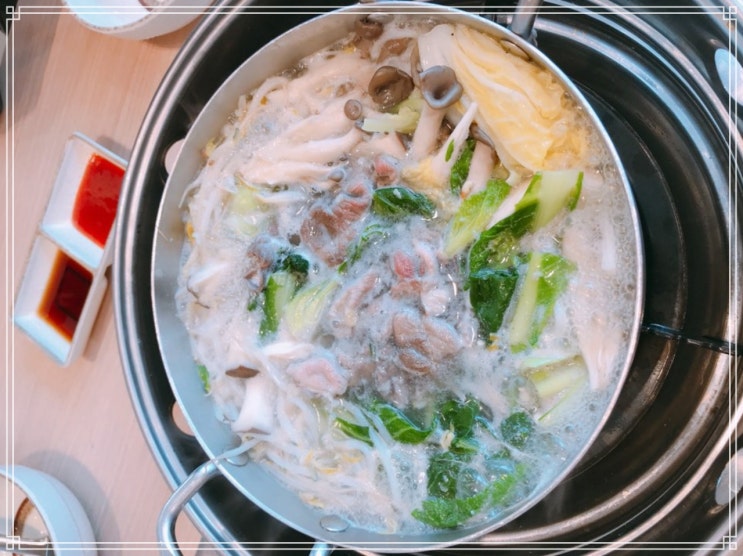  동촌샤브샤브 호매실점 점심먹으러 다녀왔어요~