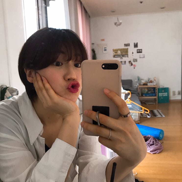  -19.06.14/ 안흔한 직장인의 월차 일상, 합정 르베네 헤어 허쉬 컷+앞머리 펌 후, 언니랑 데이트