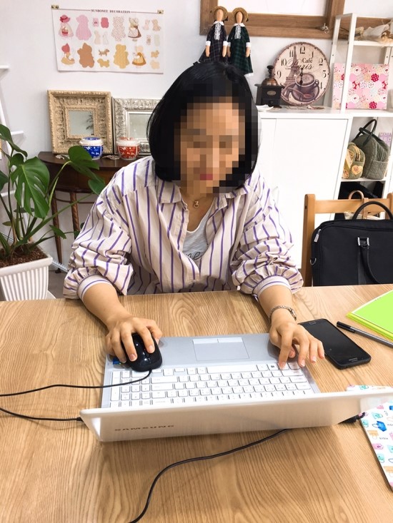  텍스타일디자인,패턴디자인 클래스 3기수업-가죽공예도구 하프드롭 리피트 배우기