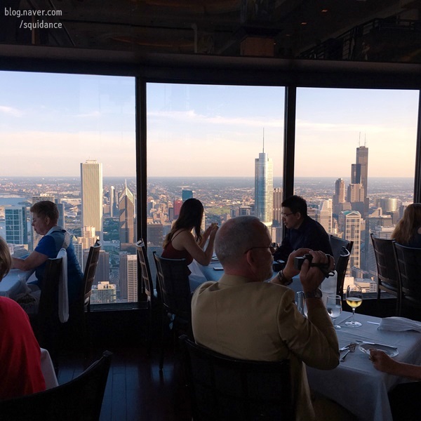  시카고 맛집 : 존핸콕센터, The signature room at 95th