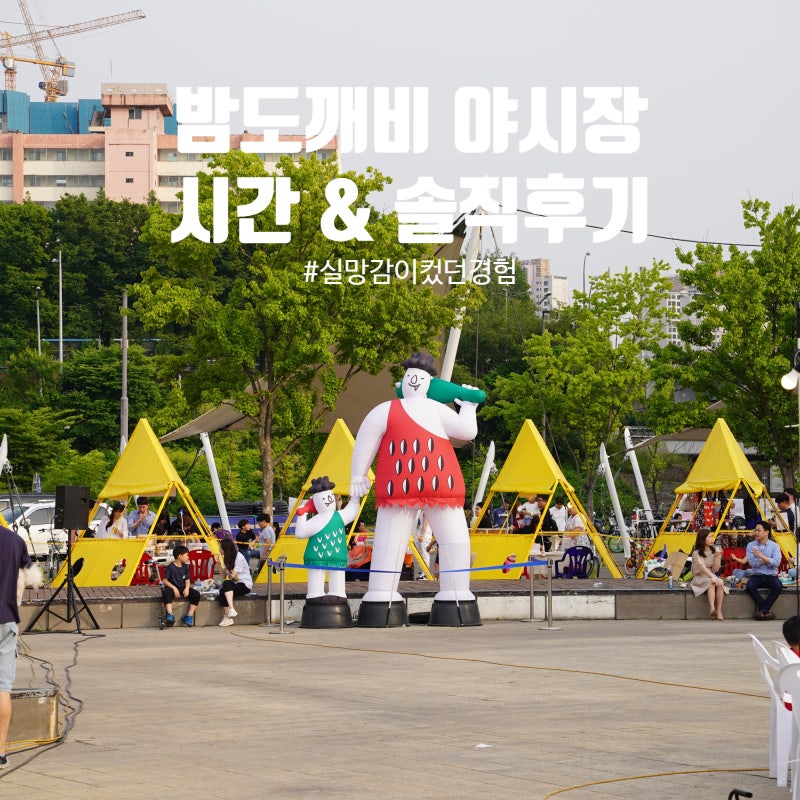 서울 밤도깨비 야시장 시간 & 솔직후기