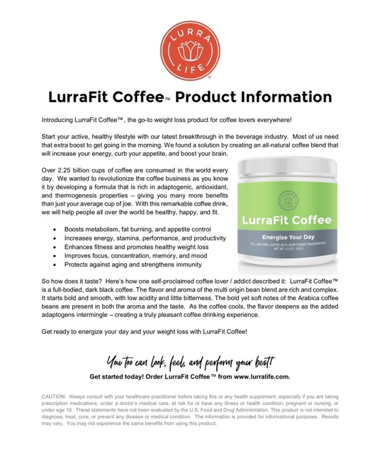  Lurralife LurraFit Coffee