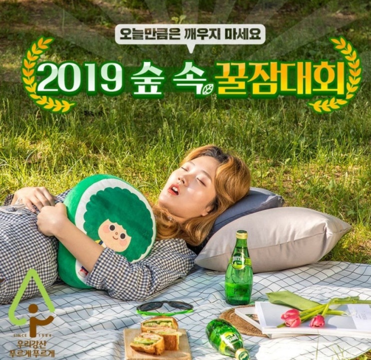 '2019 숲속 꿀잠대회' 꿀잠자면 우승해요