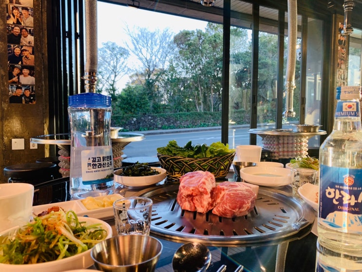  제주 더본호텔 맛집 큰돈가 중문! 이강일셰프가 구워주는 정통 흑돼지 먹었어요!