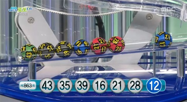  로또 863회 당첨번호,1등 7명 28억 5335만원,명당 판매점은?
