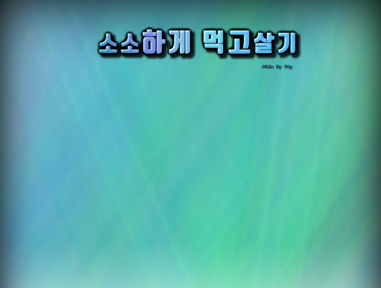 오늘의 뻘글 17 오랜만에 진득하게 블로그 디자인