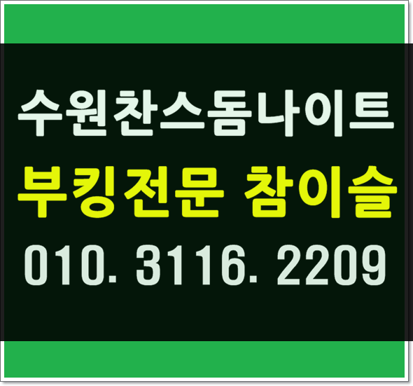  수원찬스돔나이트 WT참이슬 간다잉