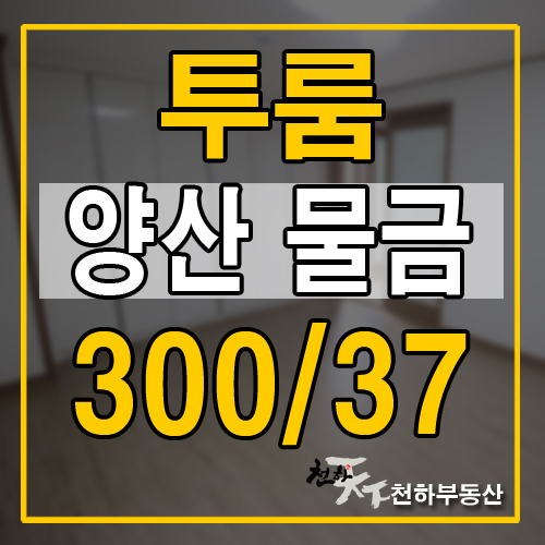  양산투룸 물금시도시 및 부산대병원 인근 풀옵션