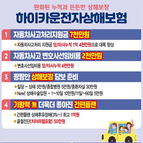 현대해상운전자보험 뉴하이카운전자상해보험 기존보험분석 2