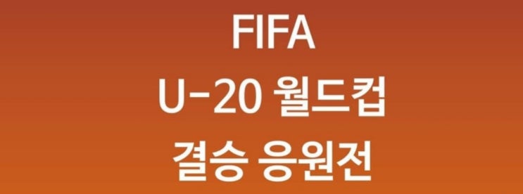  "대한민국" U-20 월드컵 길거리 응원 , 우리 동네는 어디서?