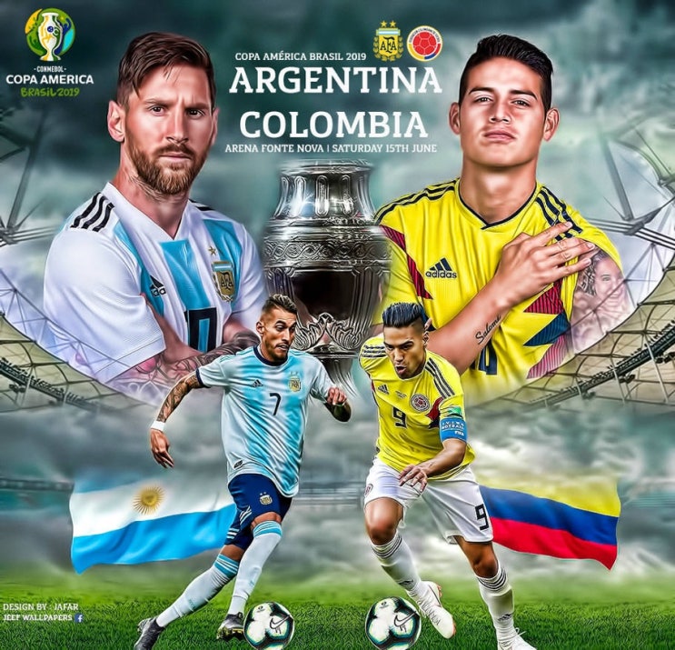 [2019 코파아메리카] 아르헨티나 VS 콜롬비아 / 중계 채널, 예상 선발라인업, 소집 명단