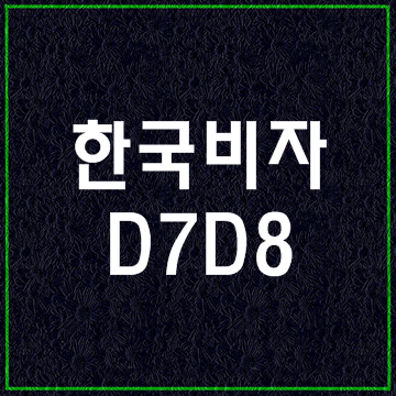 한국비자종류6 (D7 D8비자)