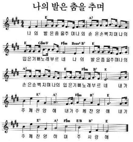 E코드_CCM 빠른 찬양 악보 모음 : 네이버 블로그