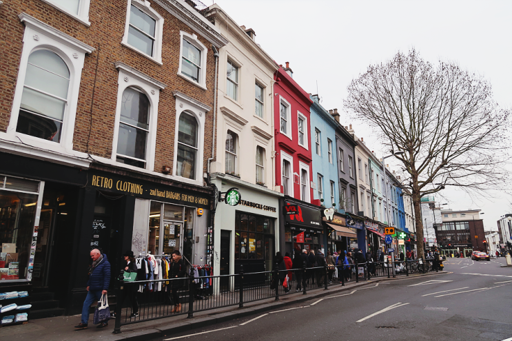 런던여행 가볼만한 곳_노팅힐 서점과 포토벨로 마켓 예쁜 거리:)