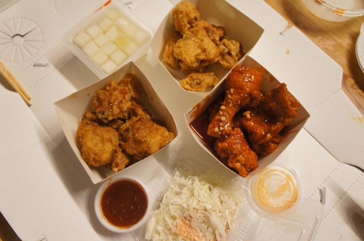  소답동 치킨 장모님치킨 캠핑하며 먹으니 더 꿀맛