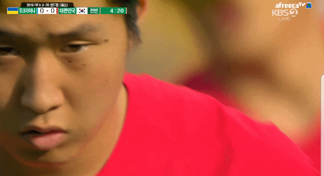  [대한민국 vs 우크라이나] 이강인 선제골...gif