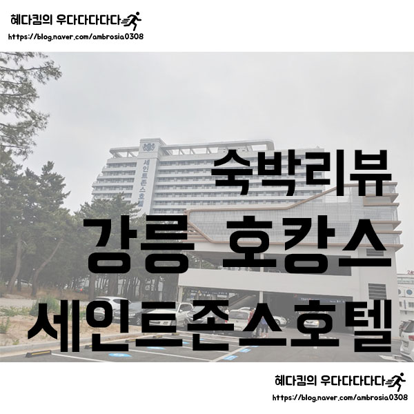  [숙박리뷰]강릉호텔/세인트존스호텔/오션하버뷰/호캉스/룸서비스 리뷰