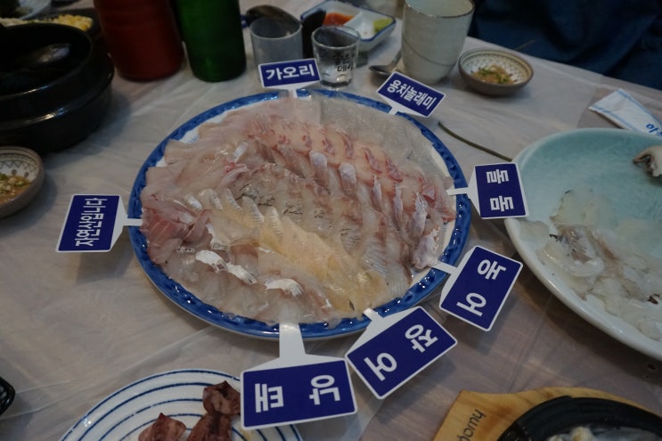  거제도 횟집 수월 황금물고기횟집 자연산 활어회